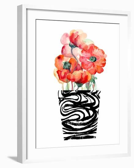 Black and White and Sweet-Dakota London-Framed Art Print