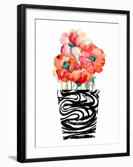 Black and White and Sweet-Dakota London-Framed Art Print