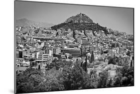 Black and White Athens Greece-null-Mounted Photo