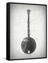 Black and White Banjo-Dan Sproul-Framed Stretched Canvas