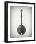 Black and White Banjo-Dan Sproul-Framed Art Print