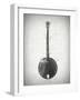 Black and White Banjo-Dan Sproul-Framed Art Print
