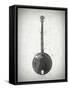 Black and White Banjo-Dan Sproul-Framed Stretched Canvas
