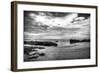 Black and White Beach-Nish Nalbandian-Framed Art Print