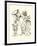 Black and White Besler Peony IV-Besler Basilius-Framed Art Print