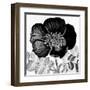 Black and White Bloom 2-Allen Kimberly-Framed Art Print
