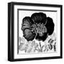 Black and White Bloom 2-Allen Kimberly-Framed Art Print