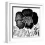 Black and White Bloom 2-Allen Kimberly-Framed Art Print