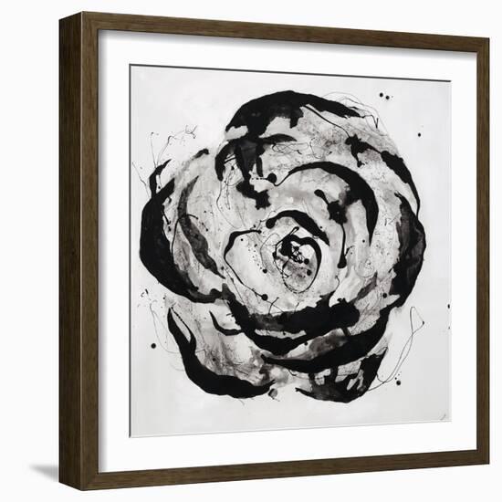 Black and White Bloom I-Sydney Edmunds-Framed Giclee Print