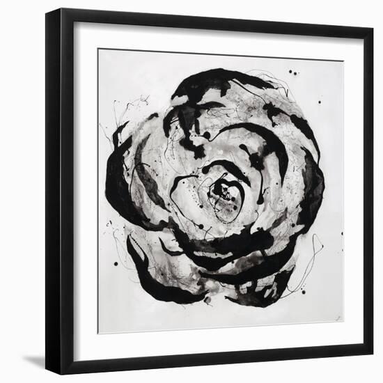 Black and White Bloom I-Sydney Edmunds-Framed Giclee Print