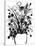 Black and White Bouquet 1-Filippo Ioco-Stretched Canvas