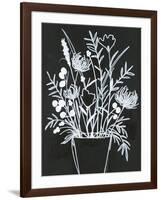 Black and White Bouquet 2-Filippo Ioco-Framed Art Print