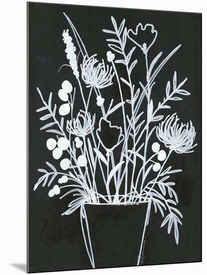 Black and White Bouquet 2-Filippo Ioco-Mounted Art Print