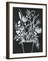 Black and White Bouquet 2-Filippo Ioco-Framed Art Print