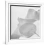 Black and White Calla Study-Anna Miller-Framed Photographic Print