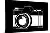 Black and White Camera-null-Stretched Canvas