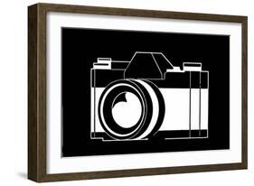 Black and White Camera-null-Framed Photo