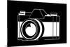 Black and White Camera-null-Mounted Photo