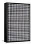 Black And White Checkered Cloth-RuslanOmega-Framed Stretched Canvas