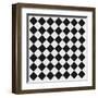 Black And White Checkered Floor-igor stevanovic-Framed Art Print