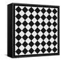 Black And White Checkered Floor-igor stevanovic-Framed Stretched Canvas