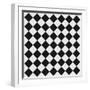 Black And White Checkered Floor-igor stevanovic-Framed Art Print