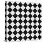 Black And White Checkered Floor-igor stevanovic-Stretched Canvas