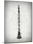 Black and White Clarinet-Dan Sproul-Mounted Art Print
