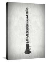 Black and White Clarinet-Dan Sproul-Stretched Canvas