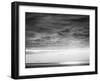 Black and white cloud formatio-Savanah Plank-Framed Photo