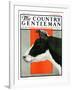 "Black and White Cow in Profile," Country Gentleman Cover, July 21, 1923-Charles Bull-Framed Giclee Print