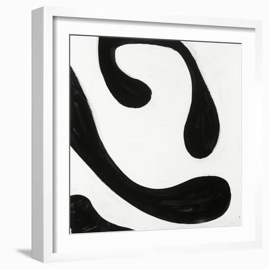 Black and White D-Franka Palek-Framed Giclee Print