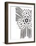 Black and White Design II-Patricia Pinto-Framed Art Print