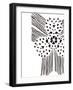 Black and White Design II-Patricia Pinto-Framed Art Print