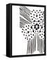 Black and White Design II-Patricia Pinto-Framed Stretched Canvas