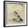 Black and White Dog, 1910-Ogata Gekko-Framed Giclee Print