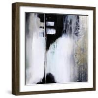 Black and White Drama-Karen Hale-Framed Art Print