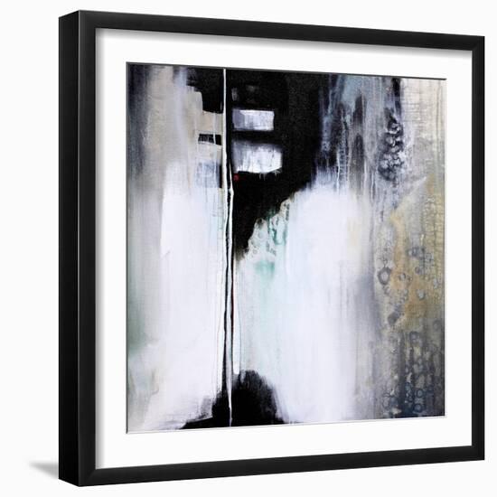 Black and White Drama-Karen Hale-Framed Art Print