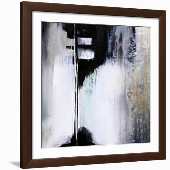 Black and White Drama-Karen Hale-Framed Art Print