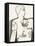 Black and White Drawing of Tattooed Man-Marie Bertrand-Framed Stretched Canvas