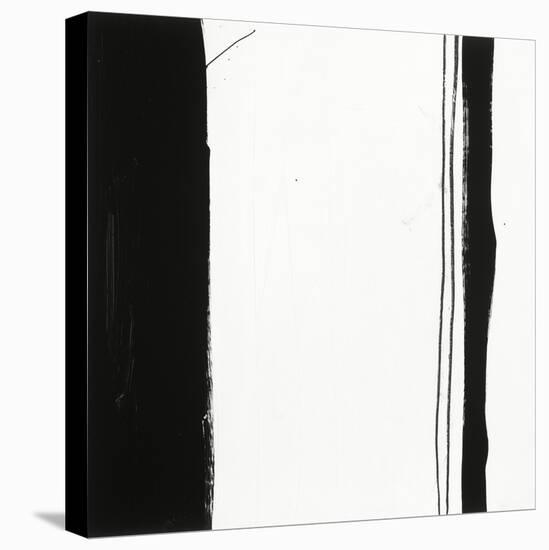 Black and White G-Franka Palek-Stretched Canvas