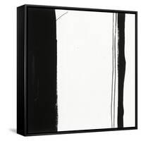 Black and White G-Franka Palek-Framed Stretched Canvas