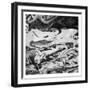 Black And White Gel-Milli Villa-Framed Art Print