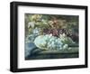 Black and White Grapes-William Jabez Muckley-Framed Giclee Print