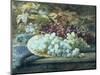 Black and White Grapes-William Jabez Muckley-Mounted Giclee Print