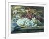 Black and White Grapes-William Jabez Muckley-Framed Giclee Print