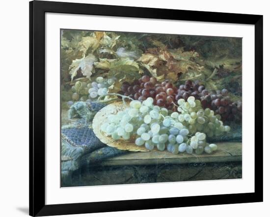 Black and White Grapes-William Jabez Muckley-Framed Giclee Print