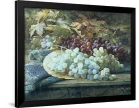 Black and White Grapes-William Jabez Muckley-Framed Giclee Print