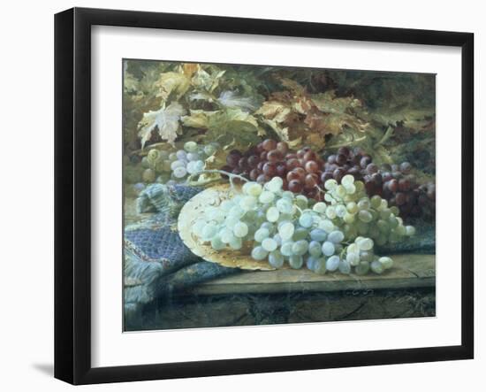 Black and White Grapes-William Jabez Muckley-Framed Giclee Print