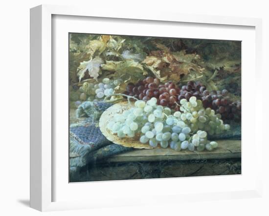 Black and White Grapes-William Jabez Muckley-Framed Giclee Print